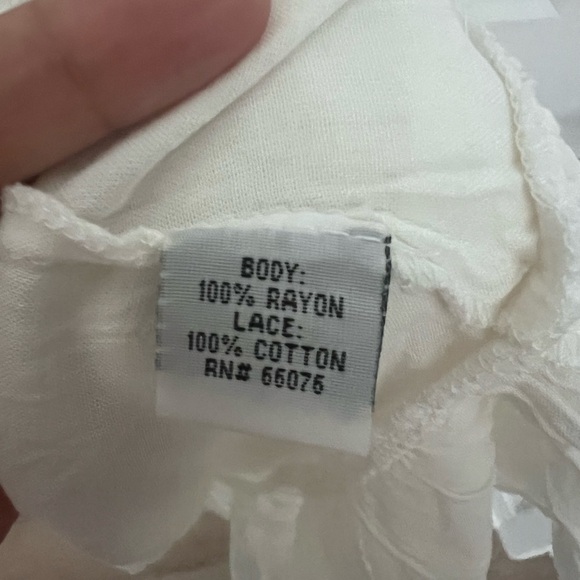 Raviya Medium Sleeveless Flutter-Hem Cover-Up Dress Swim White New Size Medium - Picture 10 of 10